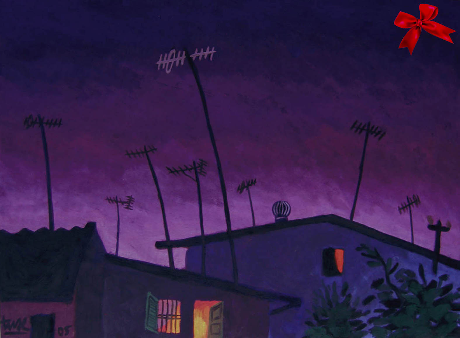 Phía sau thành phố